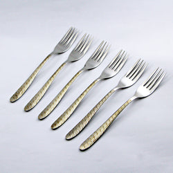 6 Pieces Stainless Steel Table Fork Set - D01