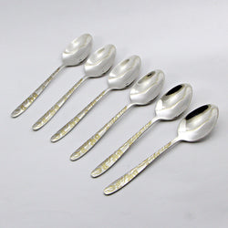 6 Pieces Stainless Steel Baby Spoons Set - D02