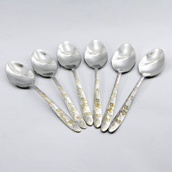 6 Pieces Stainless Steel Baby Spoons Set - D02