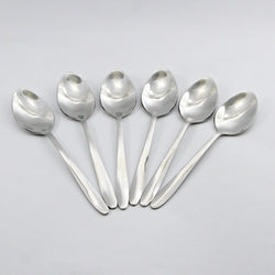 6 Pieces Stainless Steel Baby Spoons Set - D03