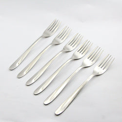 6 Pieces Stainless Steel Table Fork Set - D03