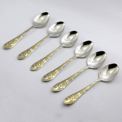 6 Pieces Stainless Steel Baby Spoons Set - D04