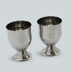 Pack of 2 Stainless Steel Wine Glasses Set (Premium Quality)