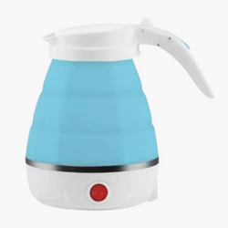 Foldable And Portable Teapot Water Heater Electric Kettle For Travel And Home Tea Pot Water Kettle Silica Gel Fast Water Boiling 600 Ml