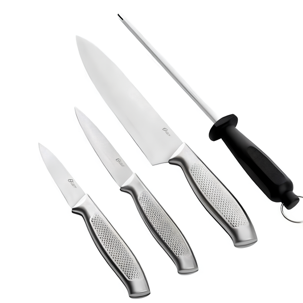 4 Pieces 100% Stainless Steel Classic Kitchen Knife Set