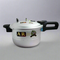 Premium Quality Aluminum Pressure Cooker with Long Bakelite Handles