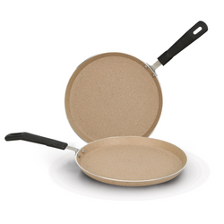 30cm Beige Non Stick Marble Coated Hot Plate/Crepe Pan [Premium Quality]