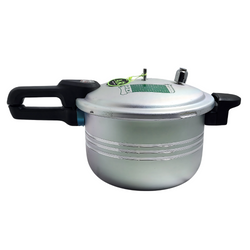 Premium Quality Aluminum Pressure Cooker with Long Bakelite Handles