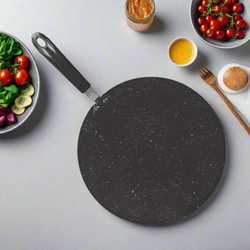 Black Non Stick Marble Coated Griddle/Tawa [Premium Quality]