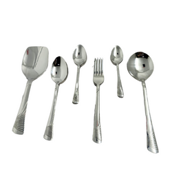 Premium Quality Stainless Steel Cutlery Set - D09 [6 Person Serving]