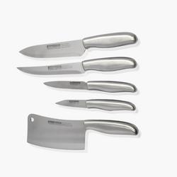 5 Pieces 100% Stainless Steel Classic Kitchen Knife Set