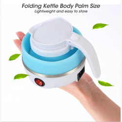 Foldable And Portable Teapot Water Heater Electric Kettle For Travel And Home Tea Pot Water Kettle Silica Gel Fast Water Boiling 600 Ml