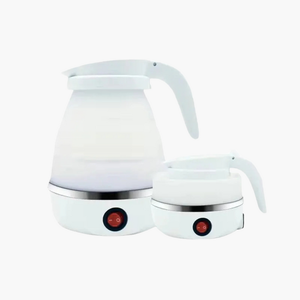 Foldable And Portable Teapot Water Heater Electric Kettle For Travel And Home Tea Pot Water Kettle Silica Gel Fast Water Boiling 600 Ml