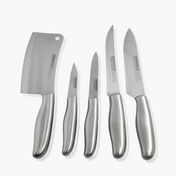 5 Pieces 100% Stainless Steel Classic Kitchen Knife Set