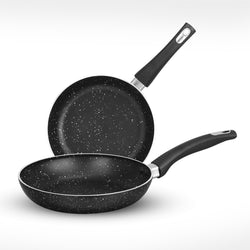 Black Non Stick Marble Coated Frypan