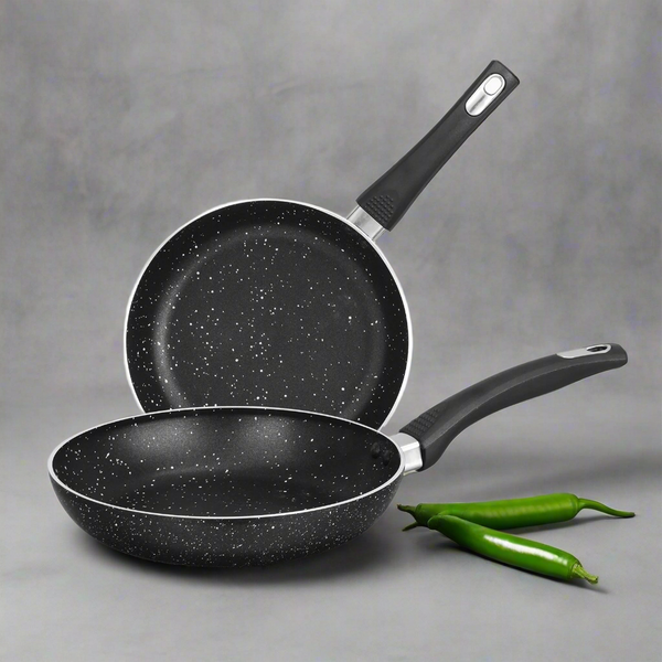 Black Non Stick Marble Coated Frypan