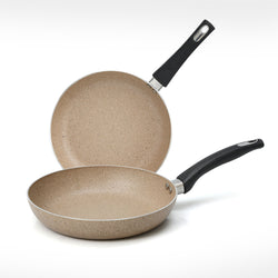 Beige Non Stick Marble Coated Frypan