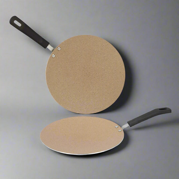 Beige Non Stick Marble Coated Griddle/Tawa [Premium Quality]