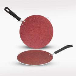 Maroon Non Stick Marble Coated Griddle/Tawa [Premium Quality]